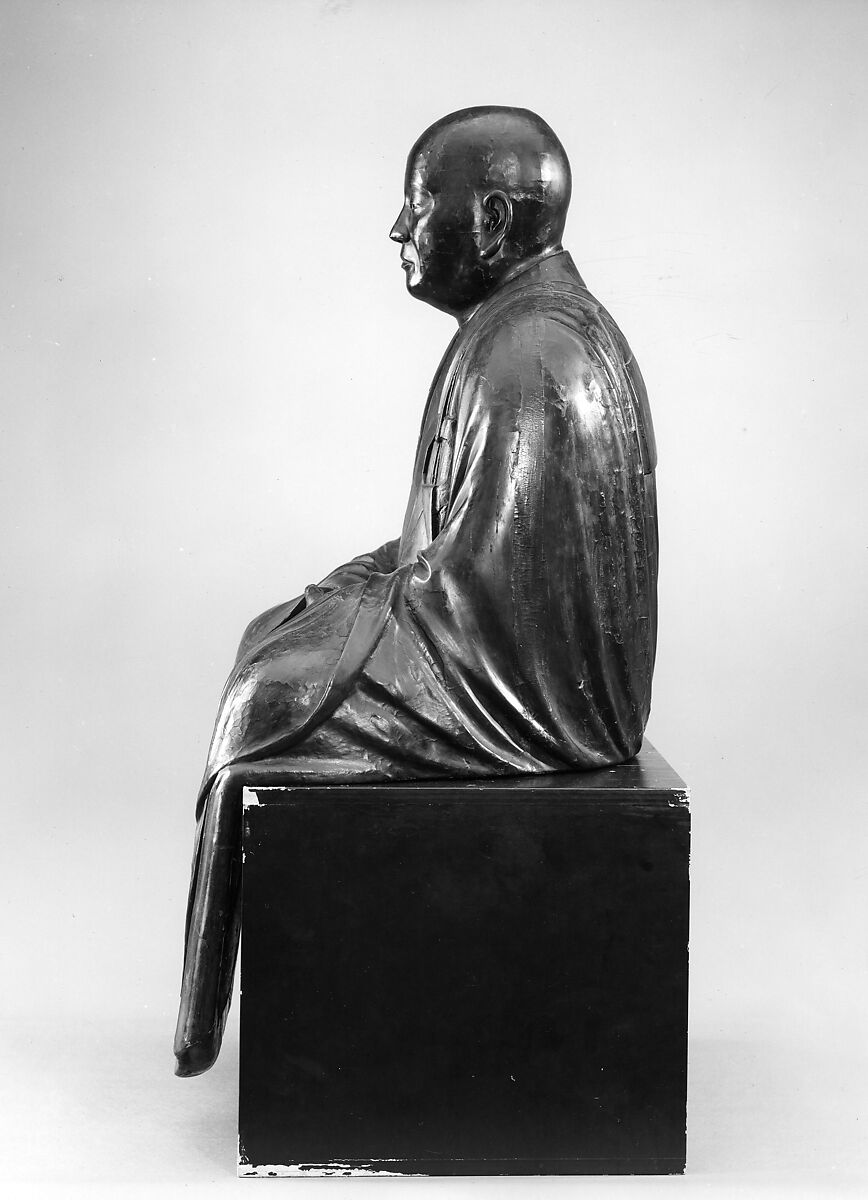 【禅師坐像　Portrait of a Zen Master】室町時代