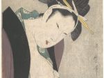 【当世風俗通　女房風　“Wife,” from the series Connoisseur of Modern Customs (Tōsei fūzoku tsū)】江戸時代‐喜多川歌麿画