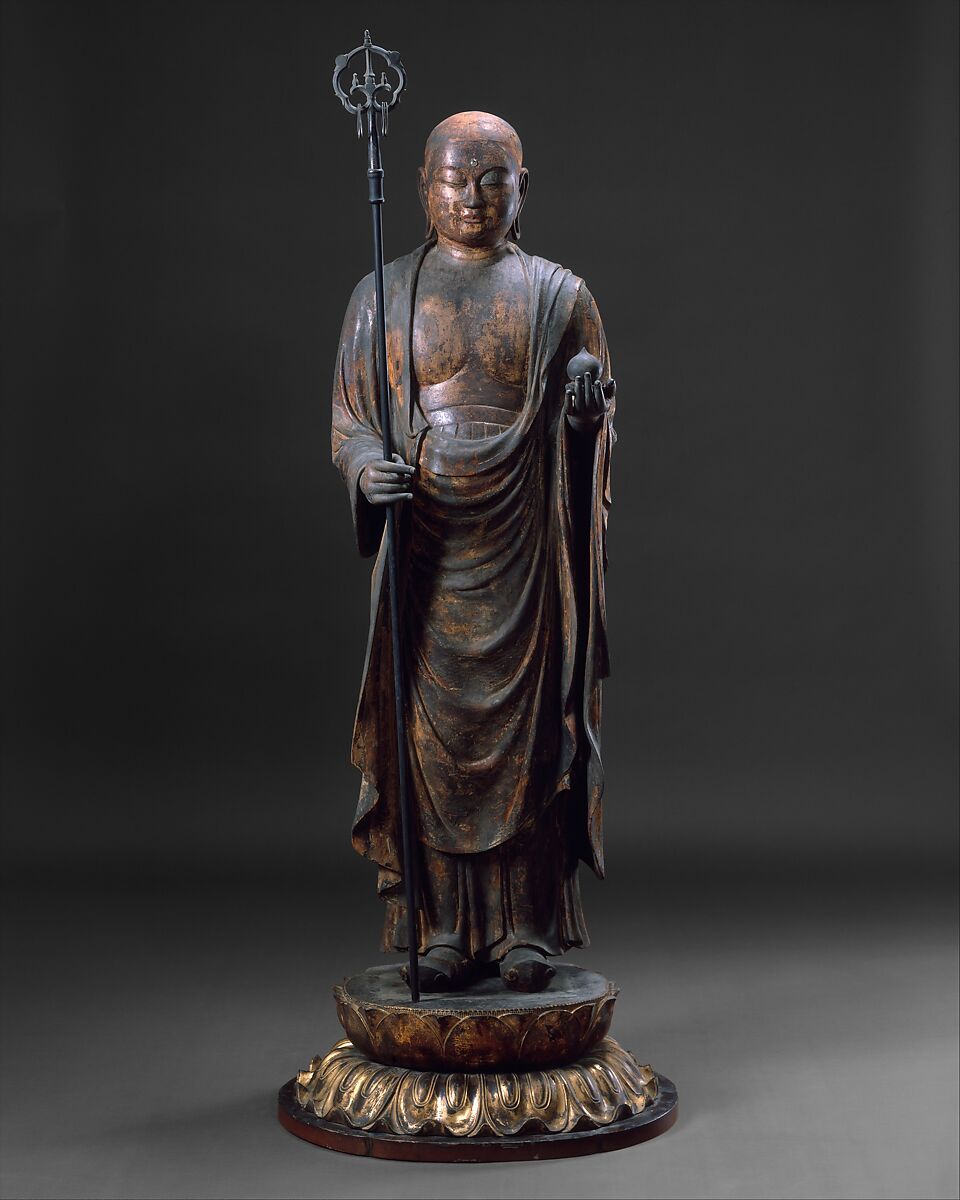 【地蔵菩薩像　Jizō, Bodhisattva of the Earth Store (Kshitigarbha)】鎌倉時代