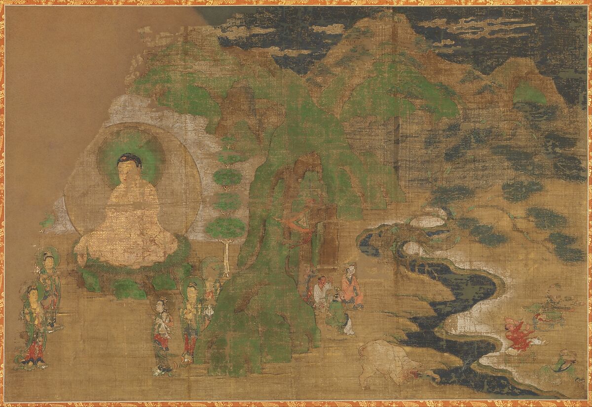【仏伝図　Scene from the Life of the Buddha】室町時代