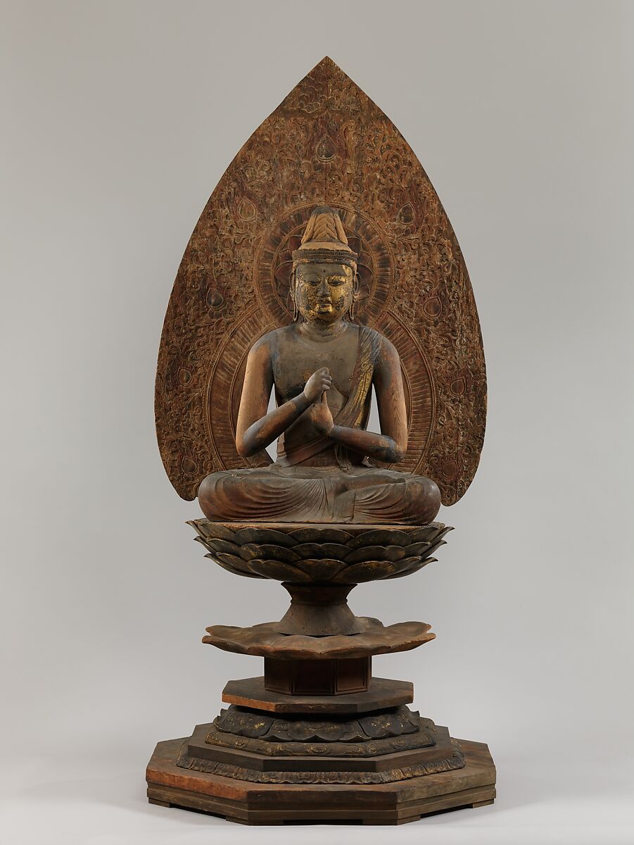 【大日如来坐像　Dainichi, the Cosmic Buddha (Mahavairocana)】平安時代
