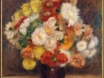 【菊の花束　Bouquet of Chrysanthemums】フランス印象派画家ピエール＝オーギュスト・ルノワール（Pierre-Auguste Renoir）
