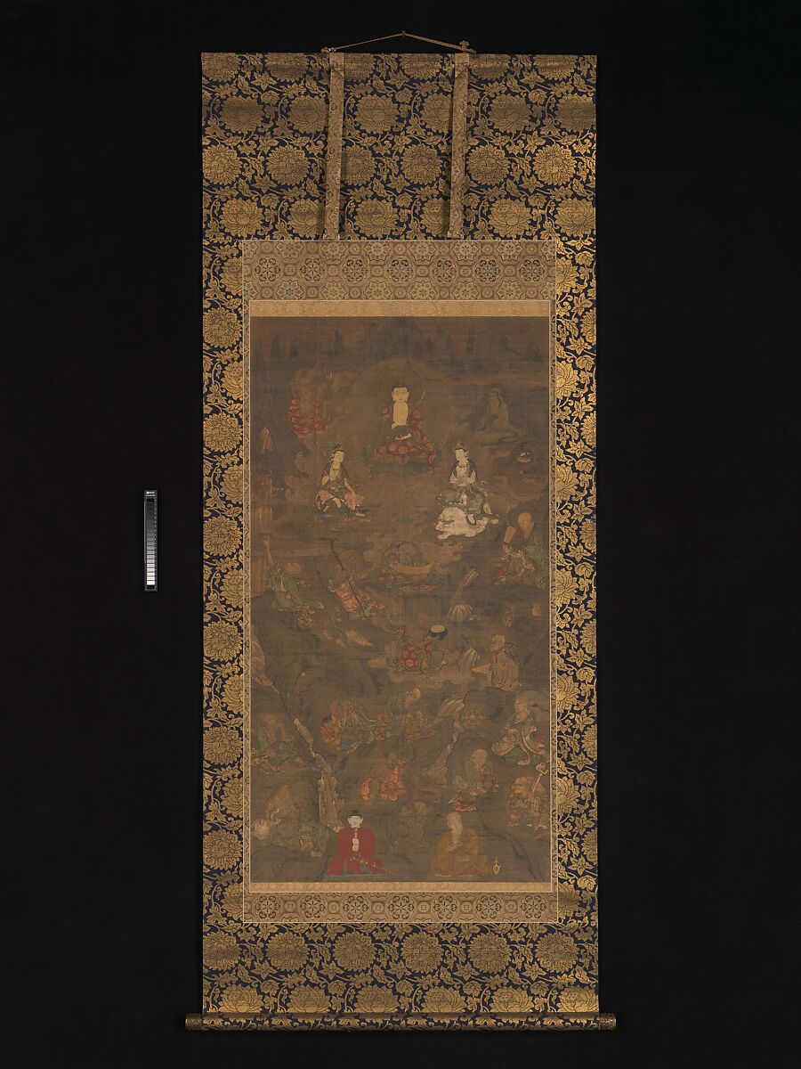 【釈迦三尊十六羅漢像　Shaka (Shakyamuni), the Historical Buddha, with Two Attendant】鎌倉時代