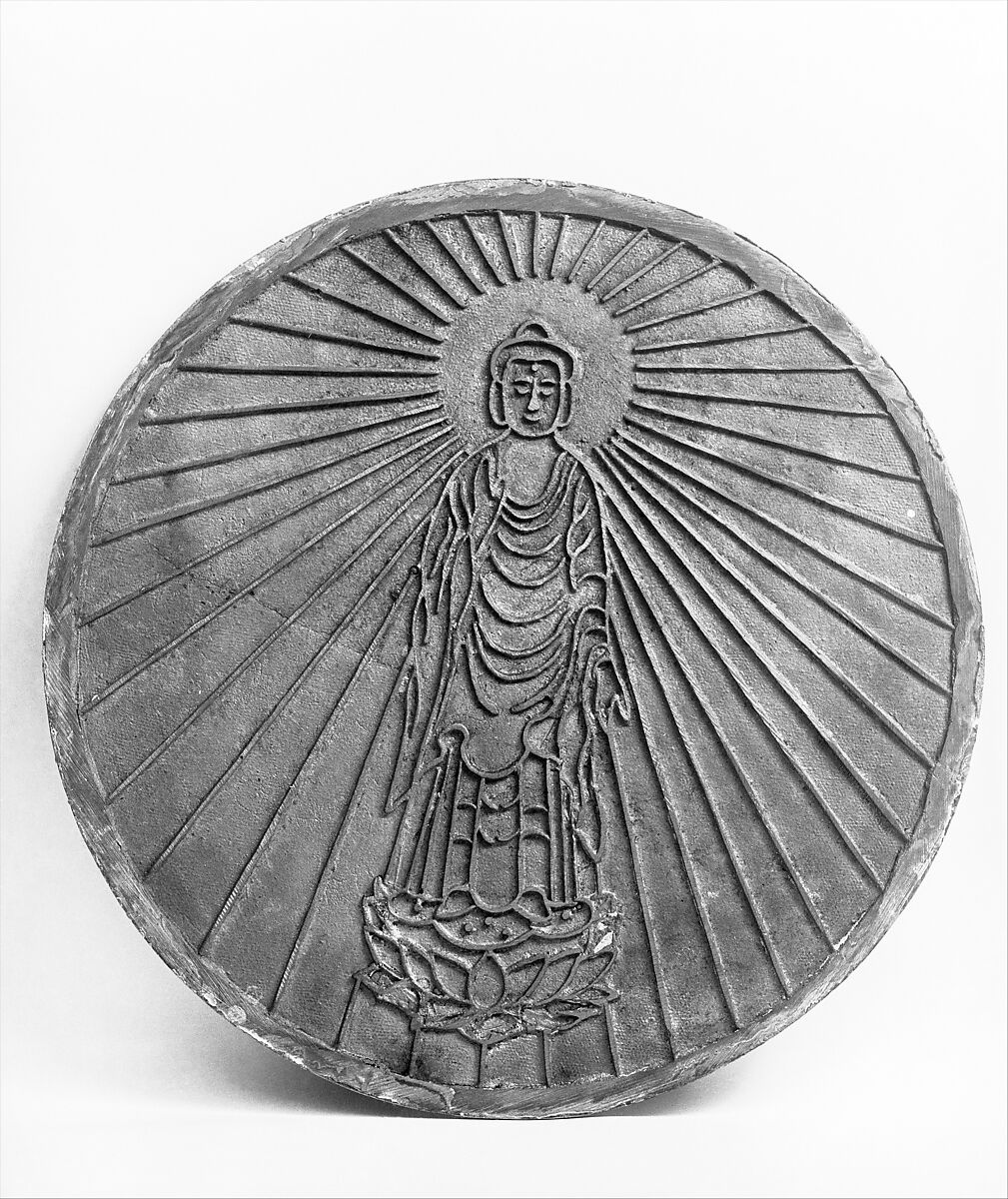 【阿弥陀魔鏡　Magic Mirror with Image of the Buddha Amida】江戸時代