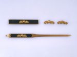 【刀装具セット（三所物）　Set of Sword Fittings (Mitokoromono)】室町時代‐後藤宗乗ー後藤四郎兵衛流十三代目