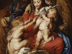 【聖家族と聖エリザベス、聖ヨハネ、そして鳩　The Holy Family with Saint Elizabeth, Saint John, and a Dove】フランドル画家ピーター・パウル・ルーベンス（Peter Paul Rubens）