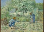 【ミレーの最初のステップ　First Steps, after Millet】オランダ印象派画家ファン・ゴッホ（Vincent van Gogh）