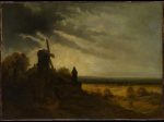 【モンマルトルの風車　The Mill of Montmartre】フランス‐ロマン主義画家‐ジョルジュ・ミシェル（Georges Michel）