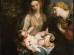 【カタリナ・アレクサンドリアの聖カタリナと共にいる聖母子像　Virgin and Child with Saint Catherine of Alexandria】フランドル‐バロック期‐アンソニー・ヴァン・ダイク（Anthony van Dyck）