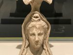 頭戴花飾女性陶塑-Terracotta Bust of Flower-woman-【彩絵地中海-PAESTUM-一つ古城の文明と幻想】-四川博物院