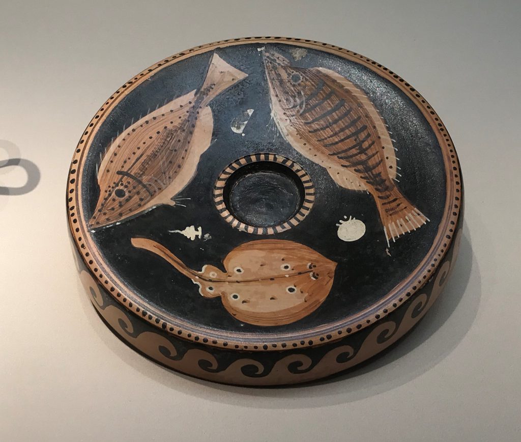 魚類模様円盤-特別展【彩絵地中海-PAESTUM-一つ古城の文明と幻想】-四川博物院