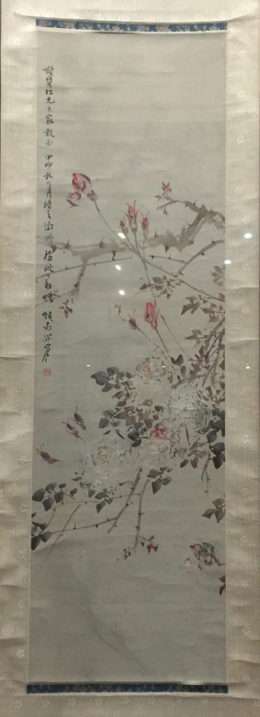 花卉図軸-関山月-紙本-近現代-書画館-四川博物院-成都