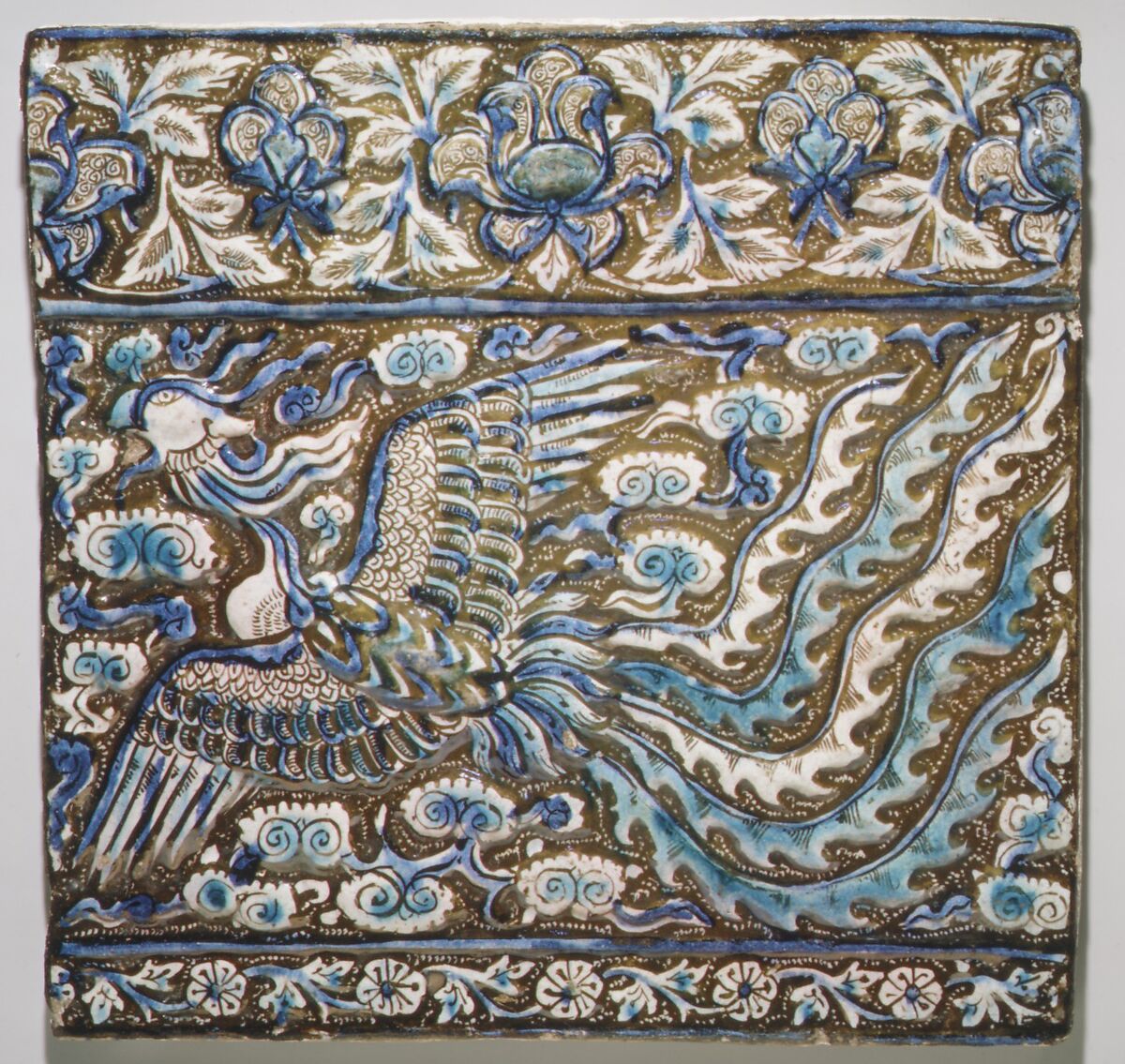 【イラン「鳳凰タイル Tile with Image of Phoenix」】