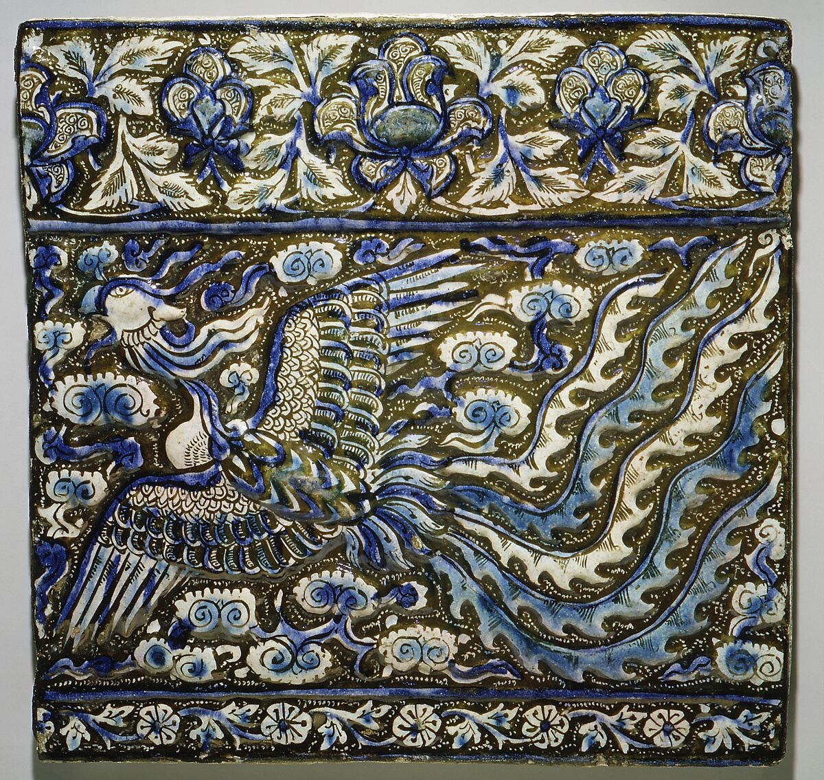【イラン「鳳凰タイル Tile with Image of Phoenix」】