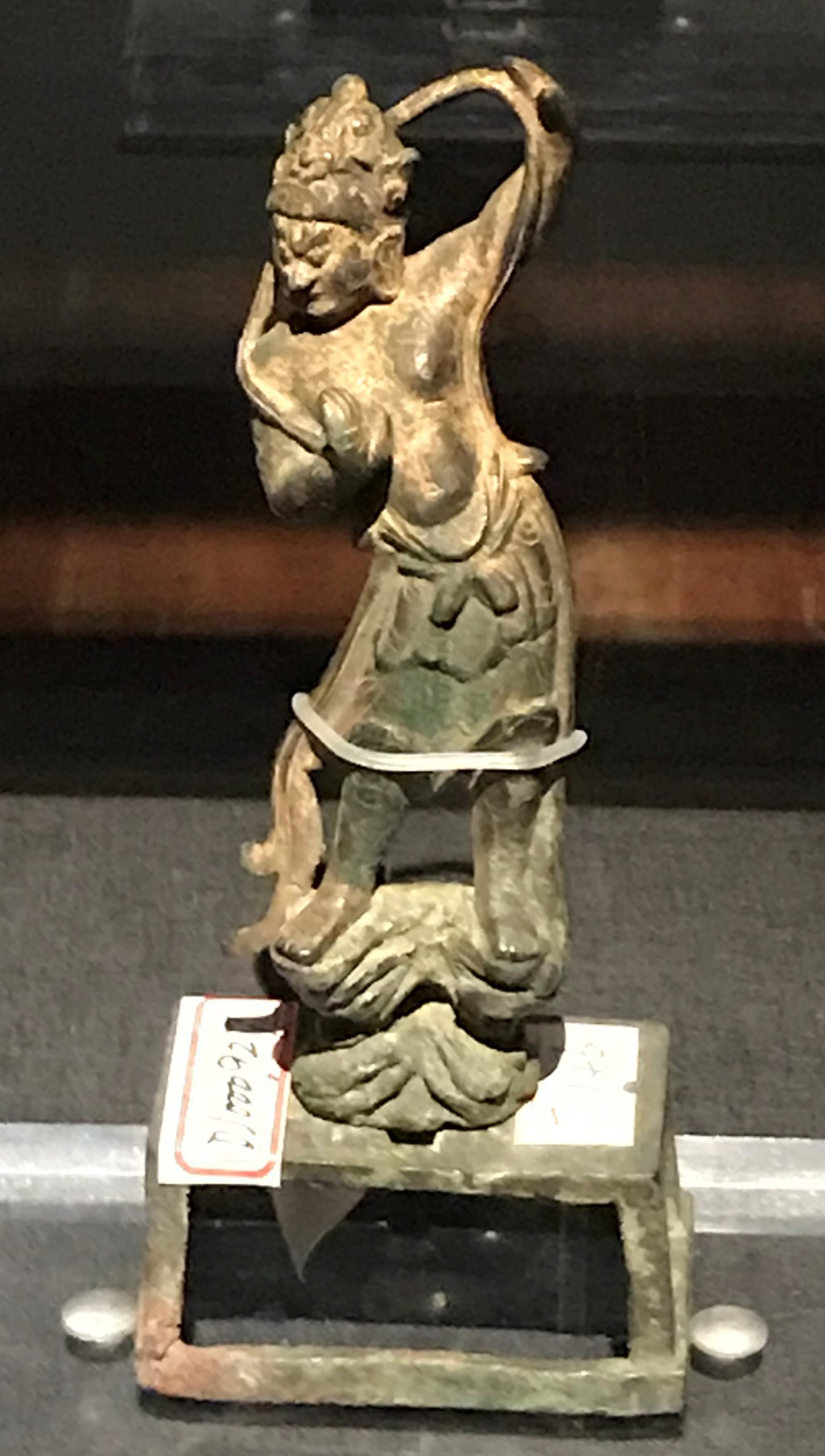 青銅力士像-隋唐五代宋元時代-常設展F３-成都博物館