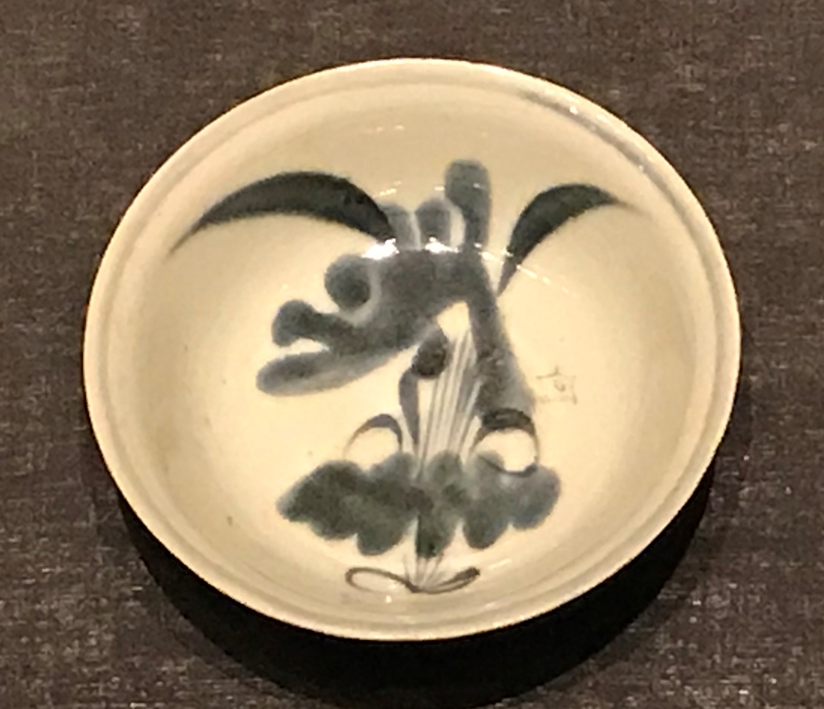 青花花草紋磁碗-明清時代-常設展F３-成都博物館