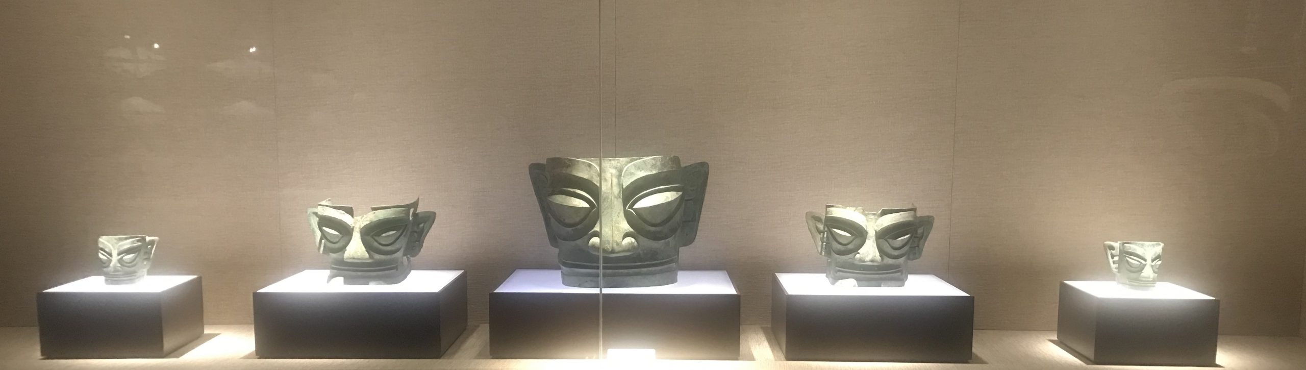 青銅人面具１-青銅器館-三星堆博物館-広漢市-徳陽市-四川省