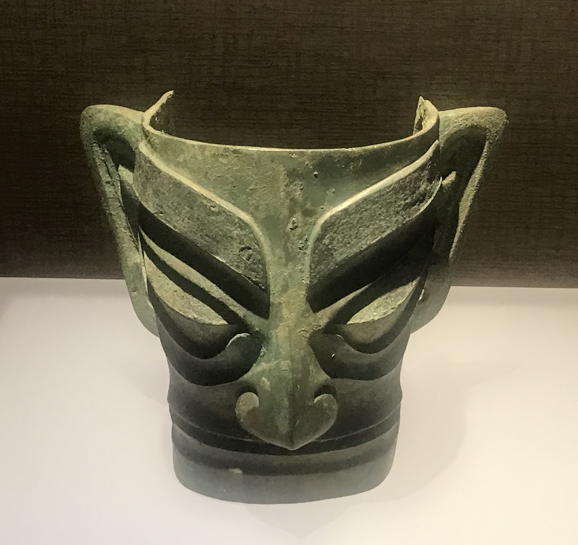  青銅人面具１-青銅器館-三星堆博物館-広漢市-徳陽市-四川省