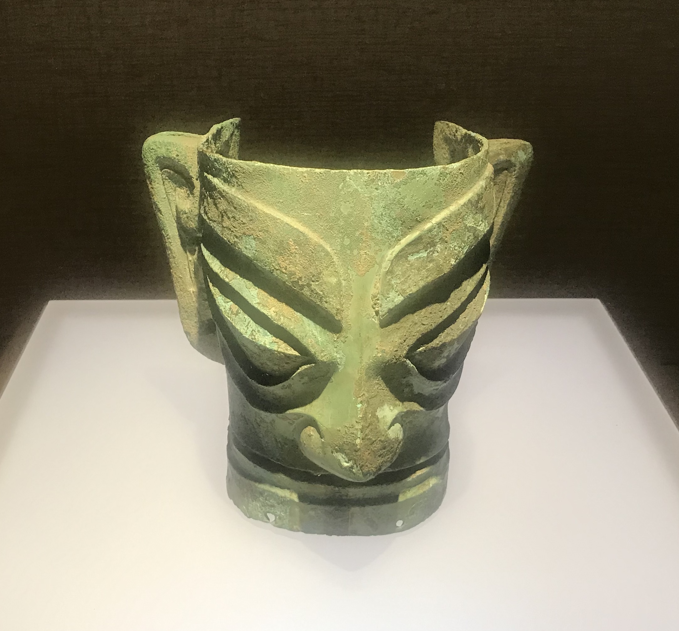  青銅人面具2-青銅器館-三星堆博物館-広漢市-徳陽市-四川省