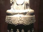 仏坐像１-南朝・梁-四川万仏寺石刻館-四川博物院-成都