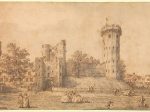 【ウォリック城：東側の正面　Warwick Castle: The East Front】イタリア‐風景画家‐カナレット（Giovanni Antonio Canal）