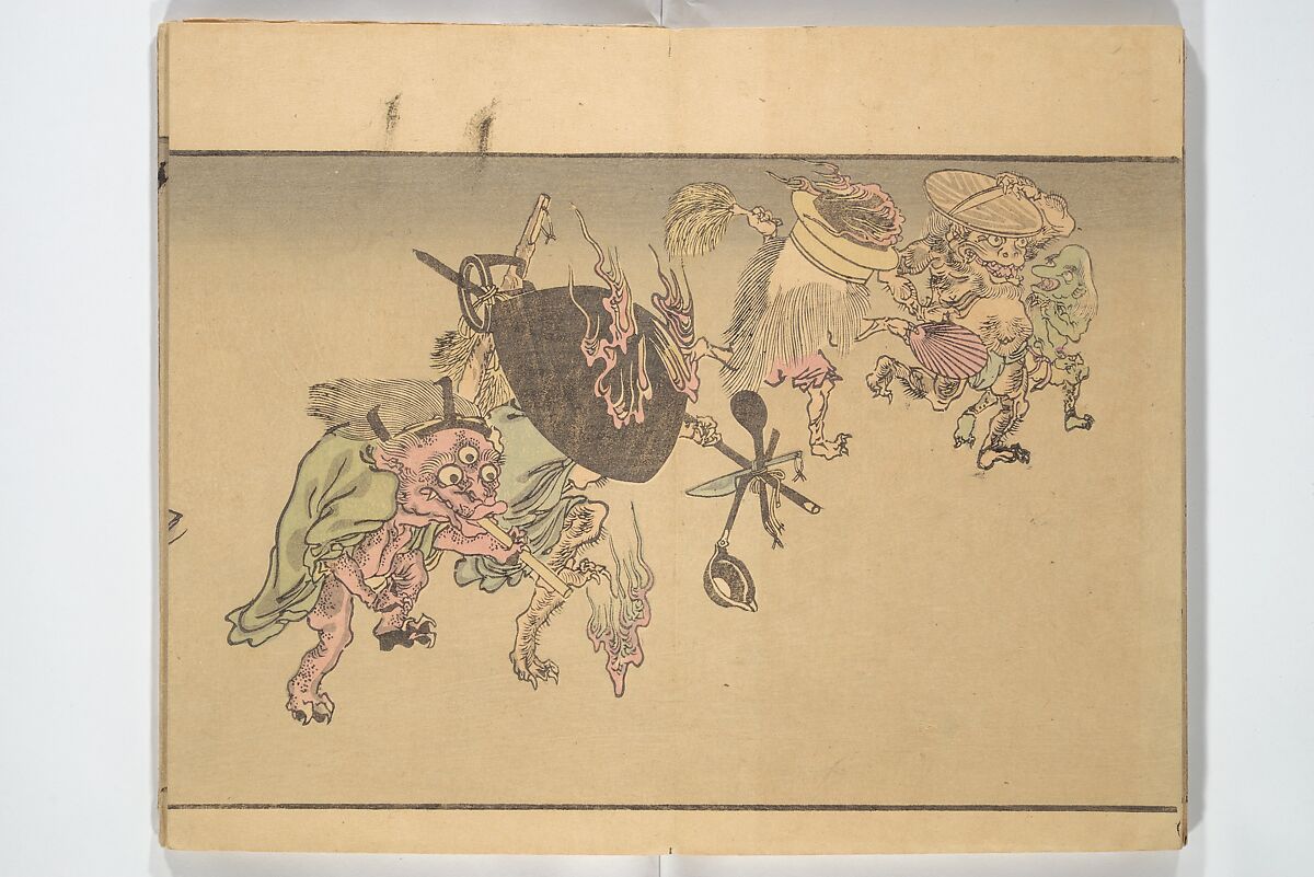 【暁斎百鬼画談　Kyōsai’s Pictures of One Hundred Demons (Kyōsai hyakki gadan) 】日本‐明治時代‐河鍋 暁斎