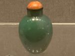 緑玉楕円形鼻煙瓶-清時代-工藝美術館館-四川博物館-成都