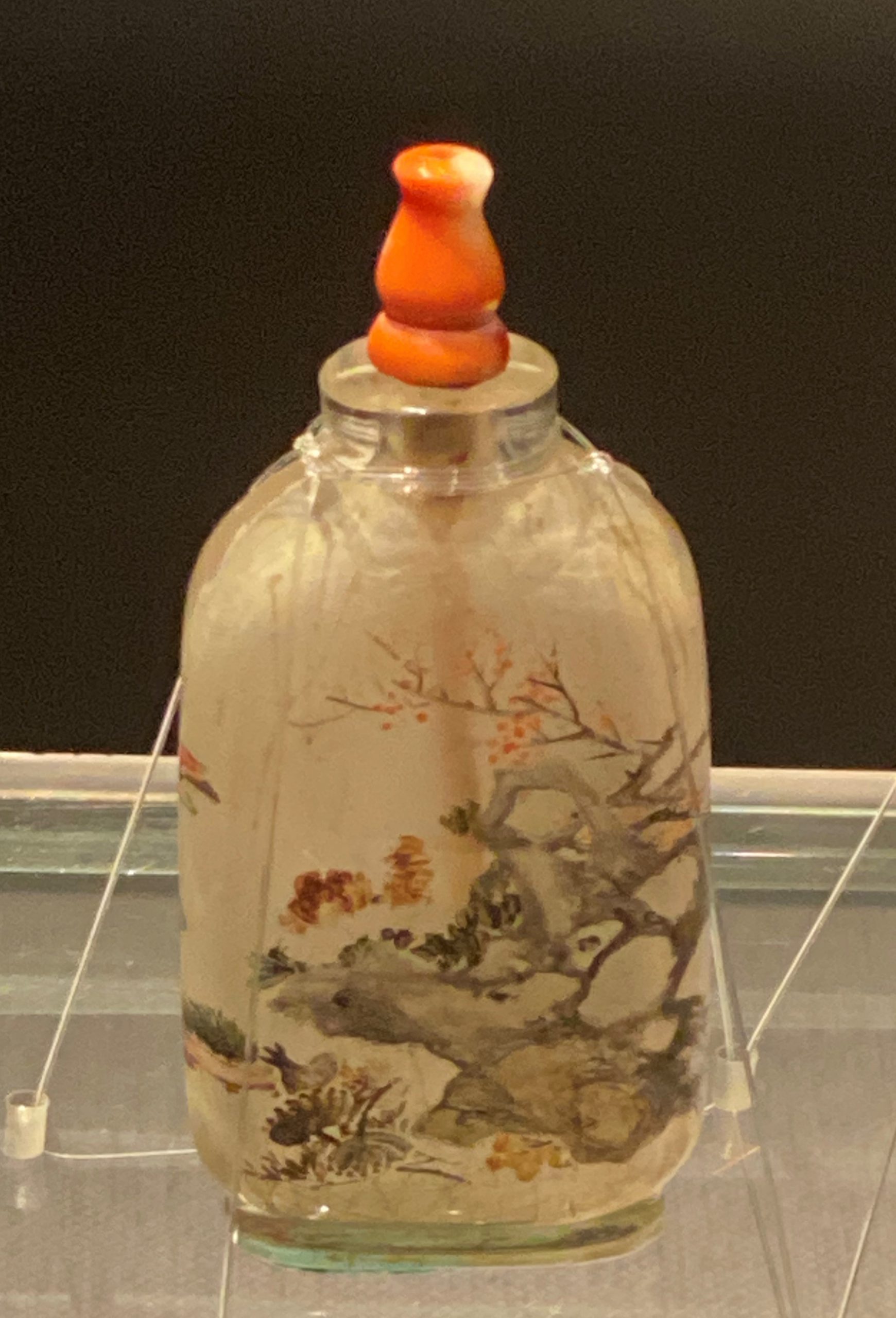 水晶内画鼻煙瓶-清時代-工藝美術館-四川博物館-成都