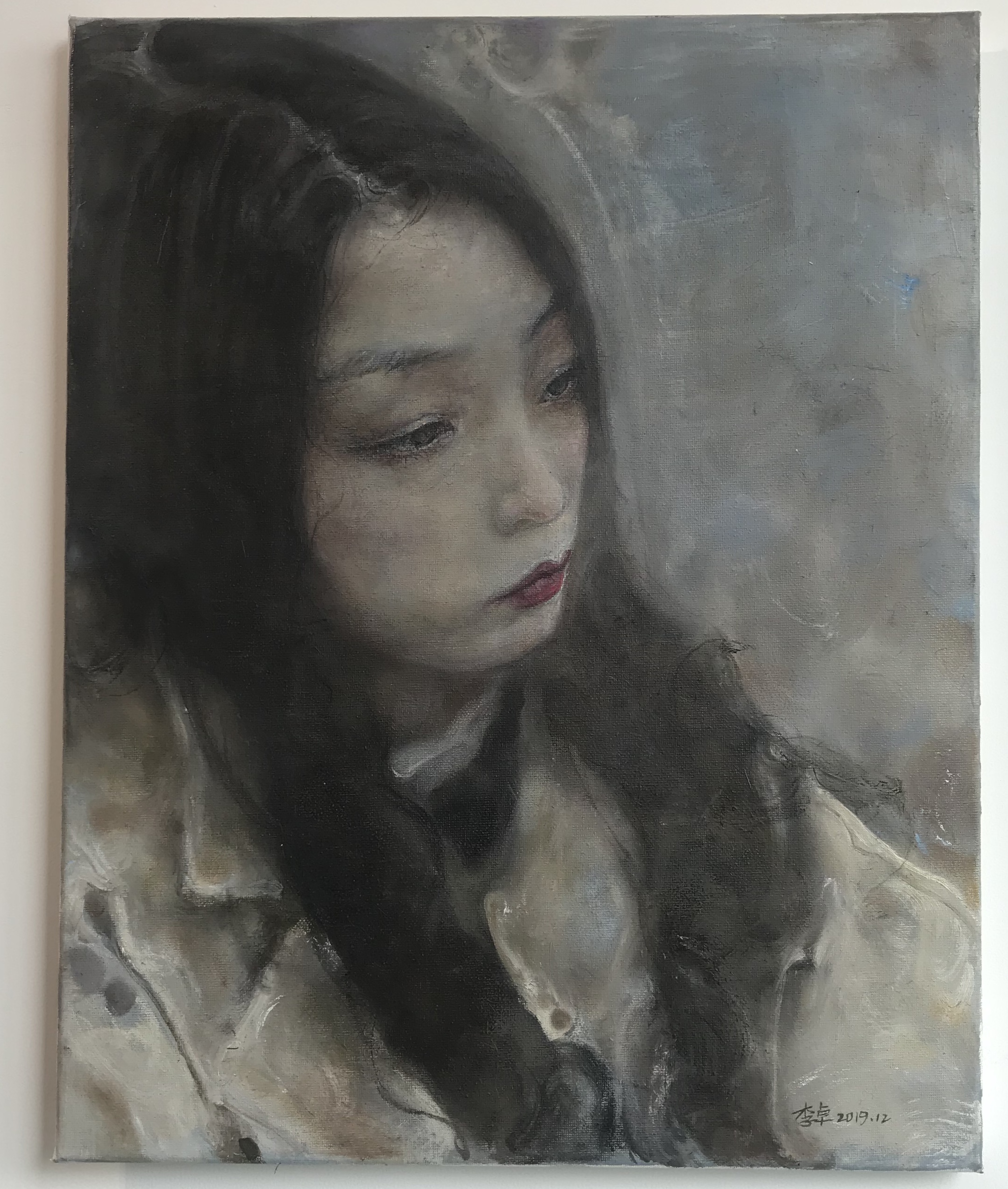 出展画家:李卓-【2020域上和美-夏の招待展】-シーシュポスの岩-成都
