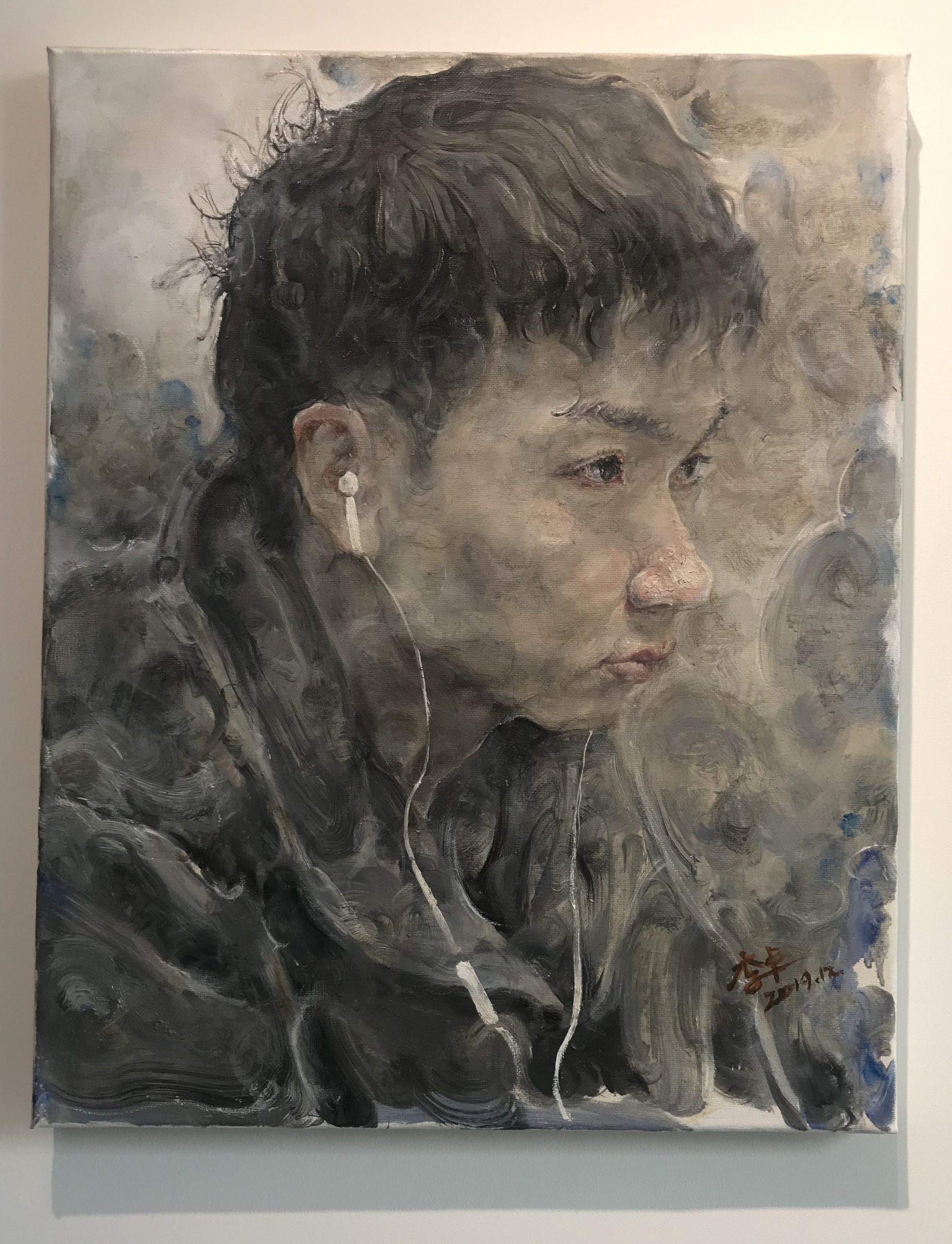 出展画家:李卓-【2020域上和美-夏の招待展】-シーシュポスの岩-成都