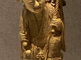 象牙彫人像-清代-工藝美術館-四川博物館-成都
