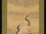 【竹林双鶴図　Pair of Cranes in Bamboo Grove】江戸時代‐田能村竹田