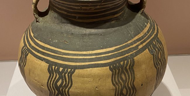 双耳彩陶罐-新石器時代-馬家窯文化-特別展【食味人間】四川博物院・中国国家博物館