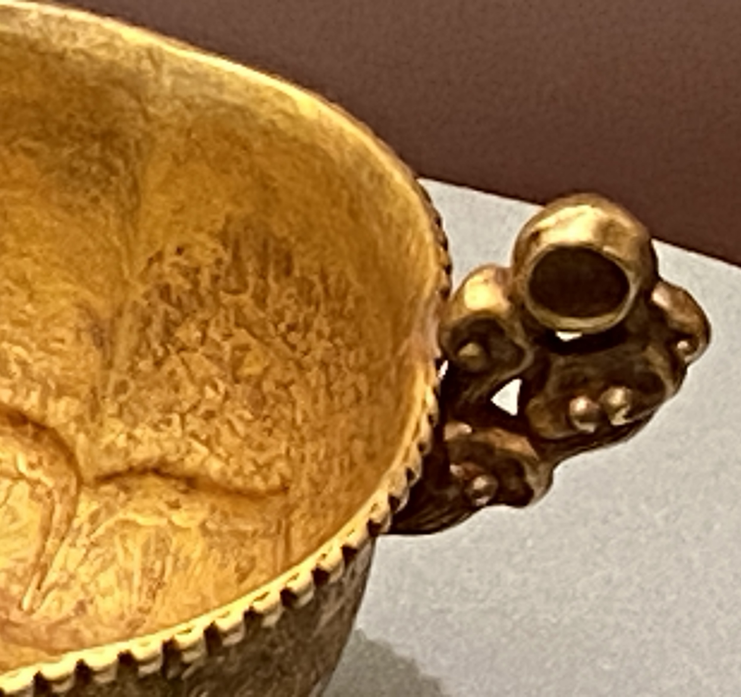 蓮瓣形片把金杯-遼時代-特別展【食味人間】四川博物院・中国国家博物館