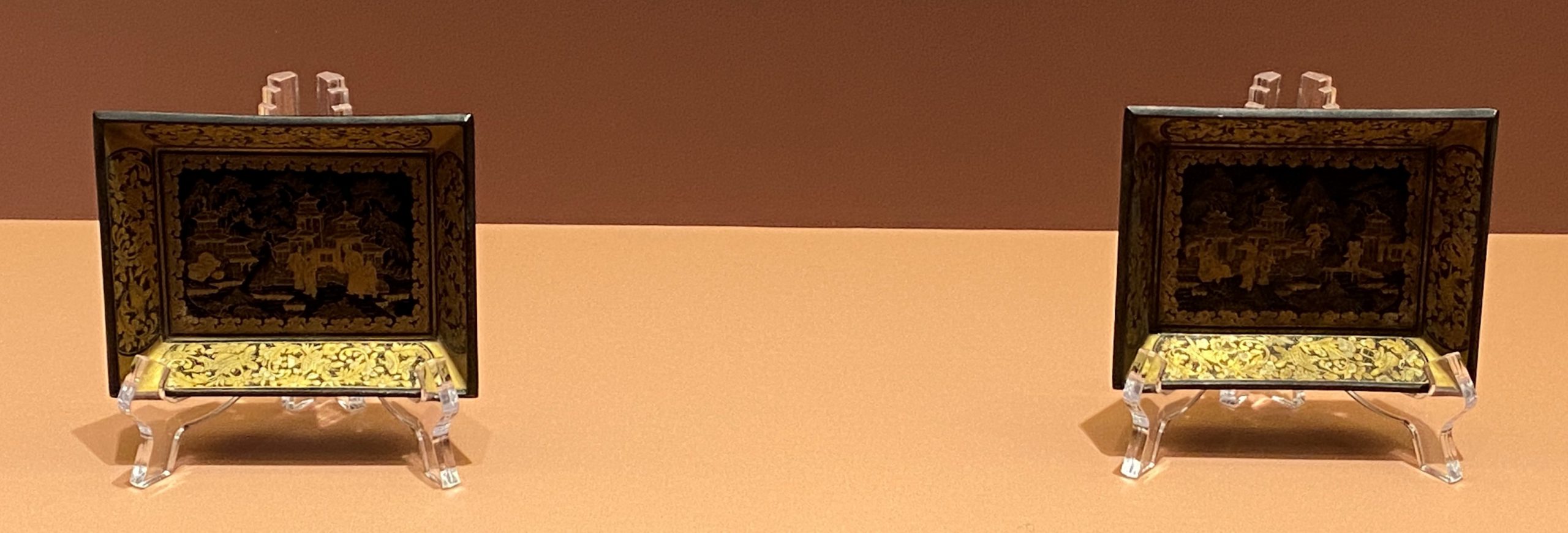 長方形描金漆碟-清時代-特別展【食味人間】四川博物院・中国国家博物館