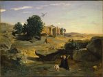 【荒野の中のハガル　Hagar in the Wilderness】フランス‐現実主義‐バルビゾン派カミーユ・コロー（Camille Corot）