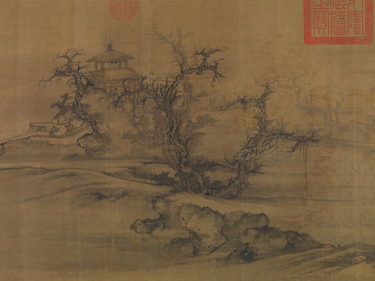 【樹色平遠圖　 Old Trees, Level Distance】中国‐北宋時代‐郭熙