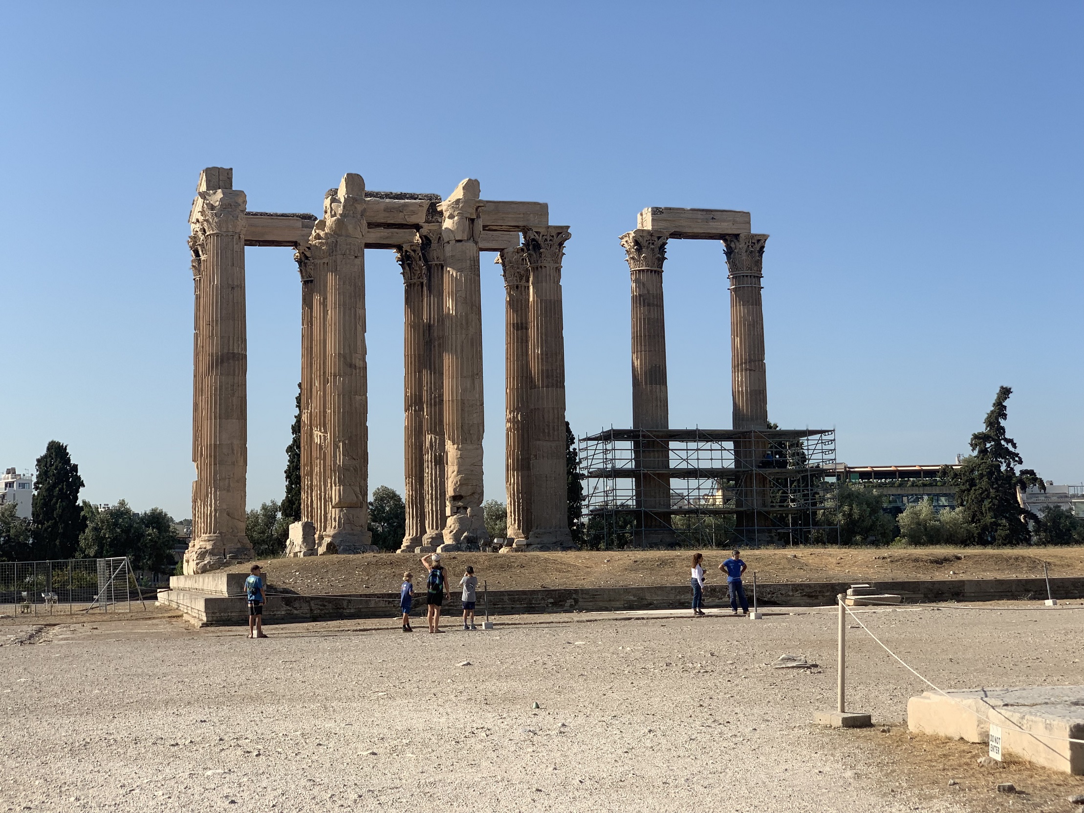 オリュンピアのゼウス神殿-アテネ-ギリシャ-撮影：劉雲昊2019.9.8