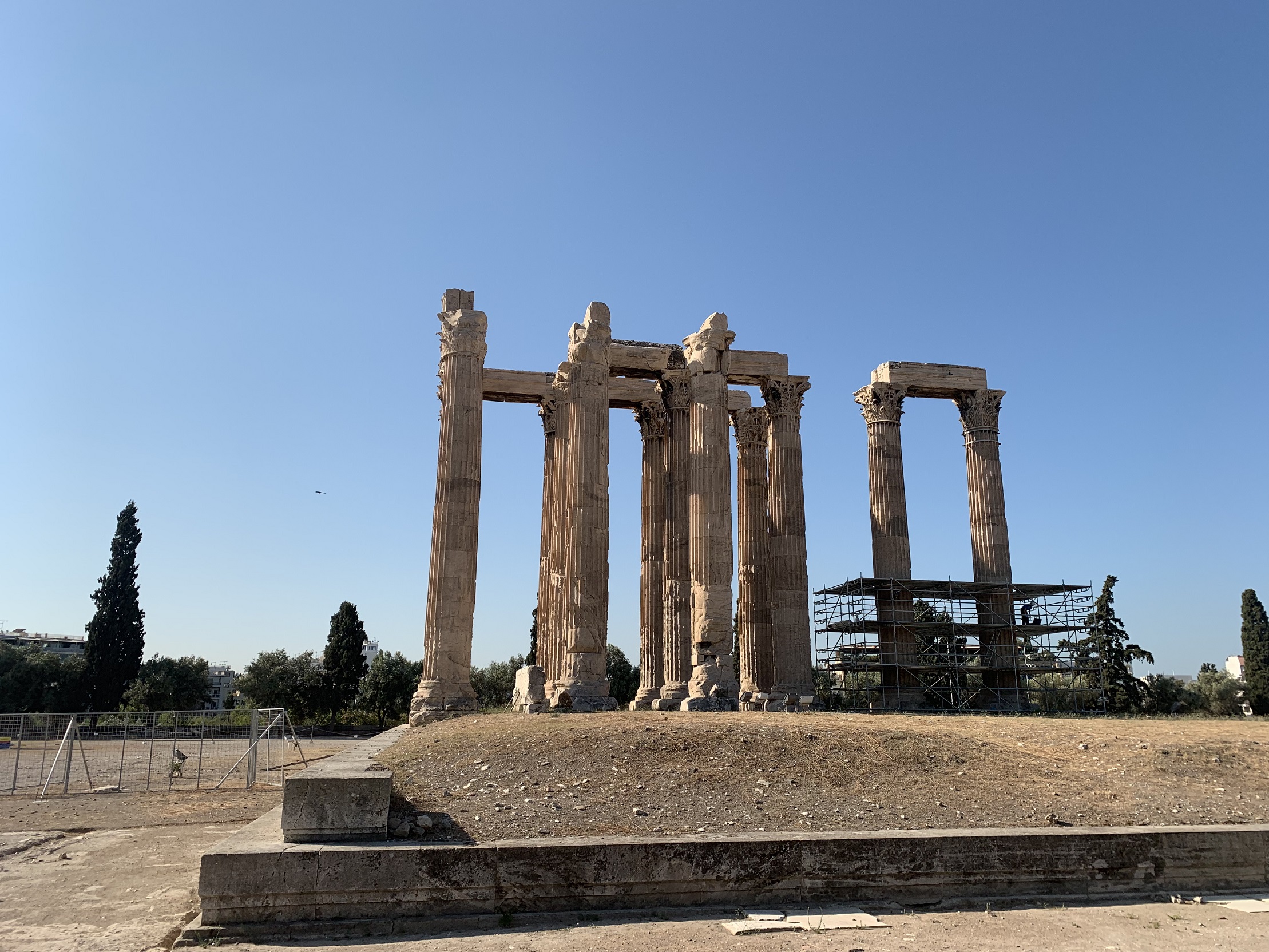 オリュンピアのゼウス神殿-アテネ-ギリシャ-撮影：劉雲昊2019.9.8