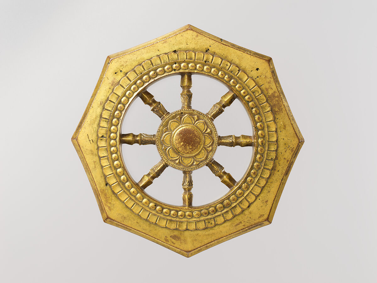 【輪宝　   Wheel of the Buddhist Law (Rinpō)】鎌倉時代