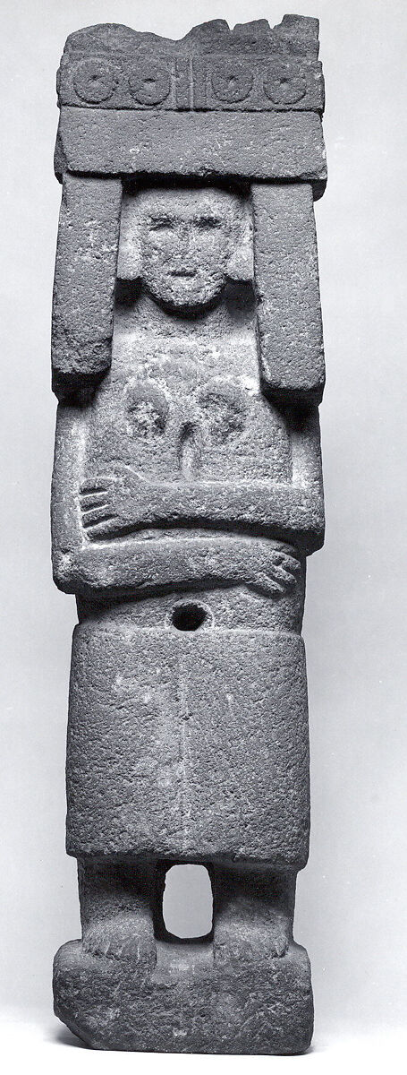 【女神石像　Female Deity】メキシコ‐アステカ文明
