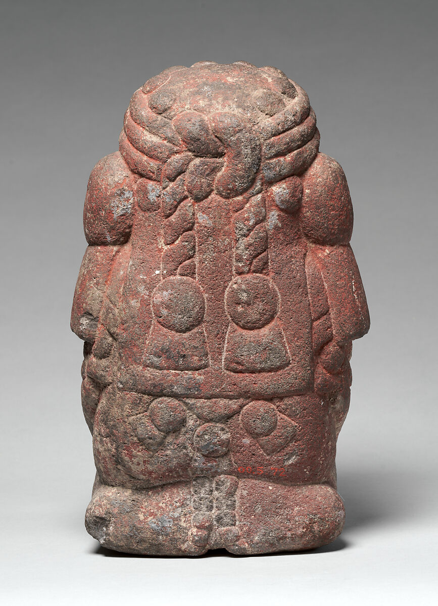 【水神（チャルチウテリクエ）石像　Water Deity (Chalchiuhtlicue)】メキシコ‐アステカ文明