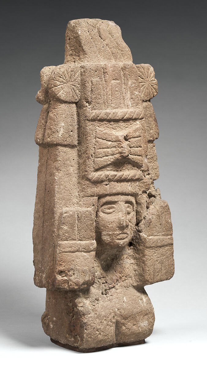 【トウモロコシの女神（チコメコアトル）石像　Maize Deity (Chicomecoatl)】メキシコ‐アステカ文明