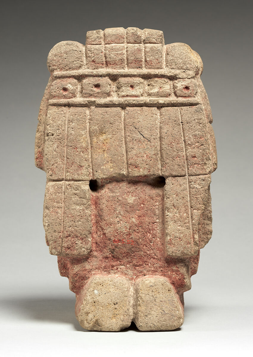 「ひざまずく石女神　Kneeling Female Deity」メキシコ‐アステカ文明