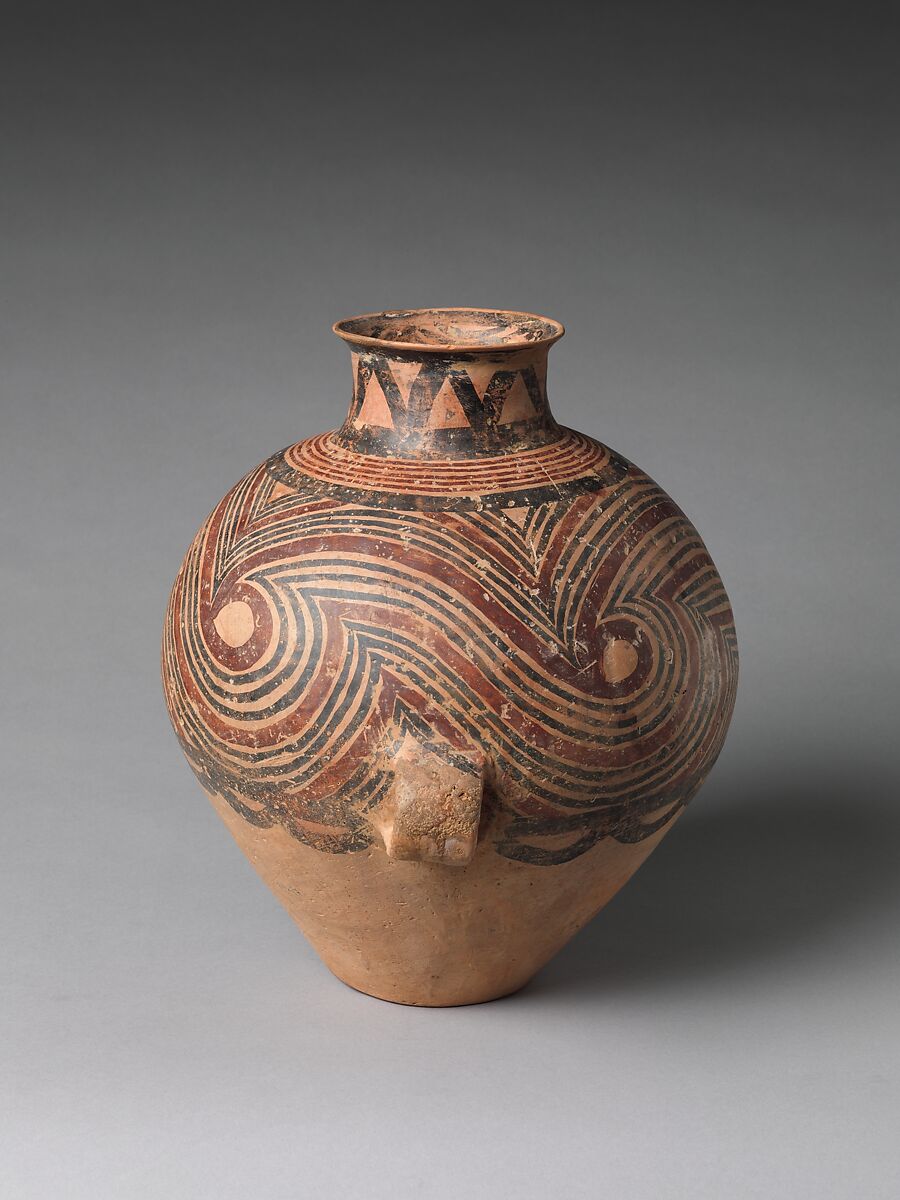 【壺　Jar (Hu)】中国‐新石器時代‐馬家窯文化‐半山期