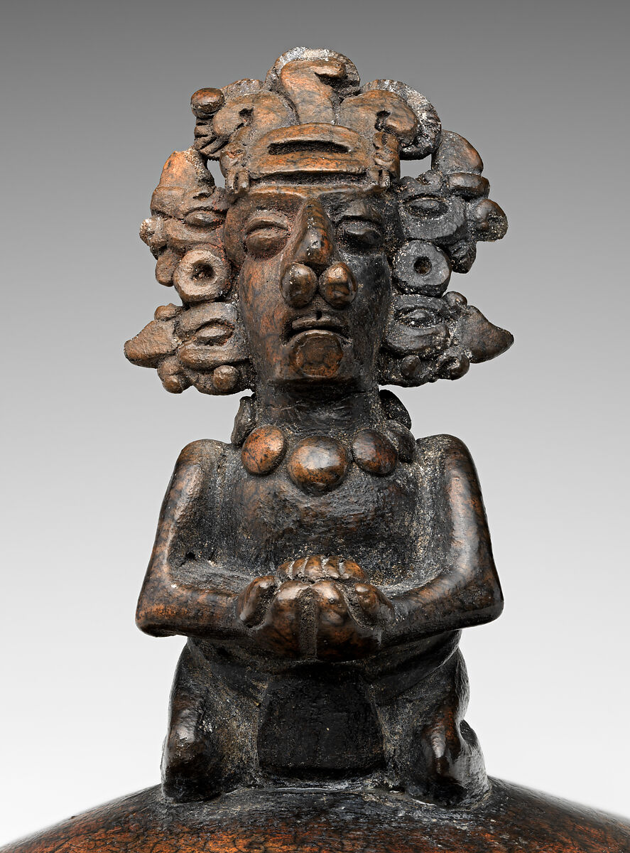 【人と鳥対面容器　Whistling vessel】メキシコ‐マヤ文明
