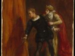 【ハムレットと彼の母　Hamlet and His Mother】フランス‐ロマン主義美術-オジェーヌ・ドラクロワ（Eugène Delacroix）