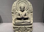 【釈迦如来坐像】インド|パーラ朝・9世紀|石造－常設展－東京国立博物館－東洋館