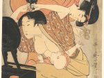 【母と子　Woman and Child】江戸時代‐喜多川歌麿画