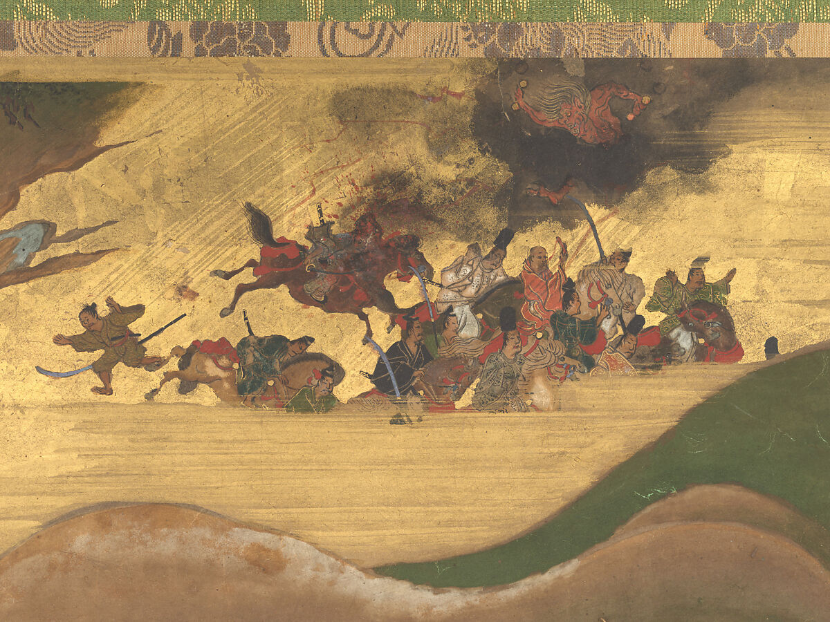 【保元平治合戦図屏風　The Rebellions of the Hōgen and Heiji Eras】江戸時代